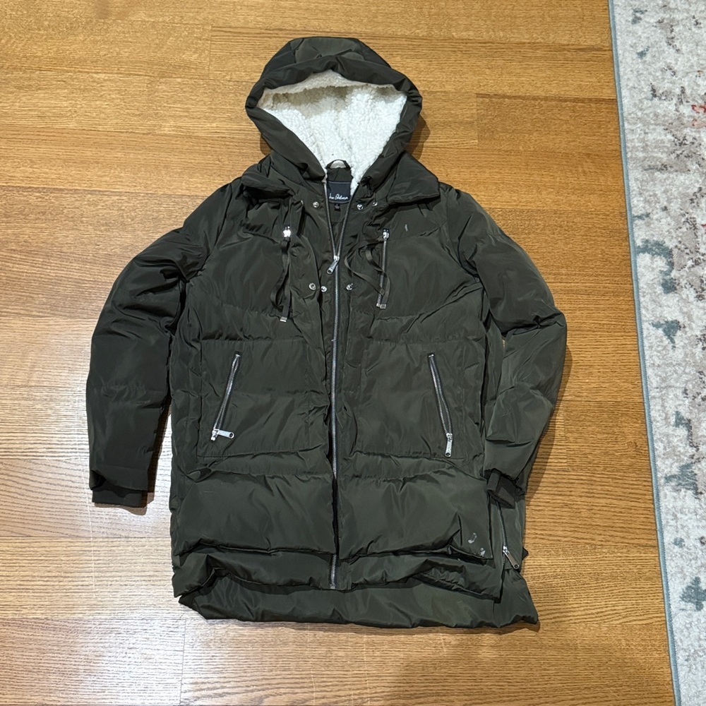 Sam Edelman Hooded Down Puffer Jacket